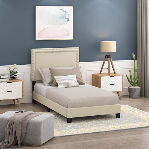 Laval twin size bed - bed, frame