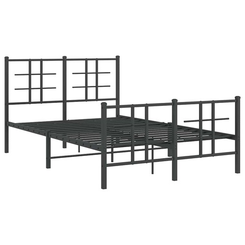 Metal bed frame with - bed,