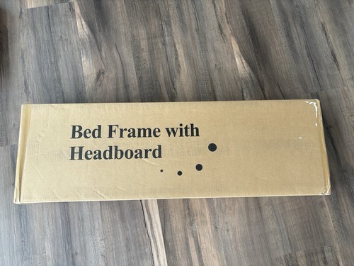 Bed frame with - bed,