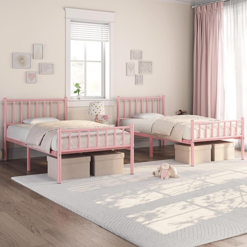 2pcs minimalist metal bed - 2pcs,
