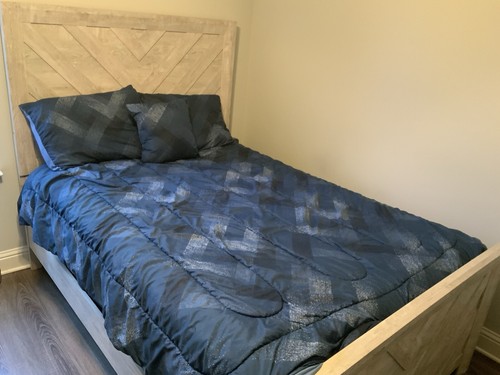 Bed frame with headboard and - with,