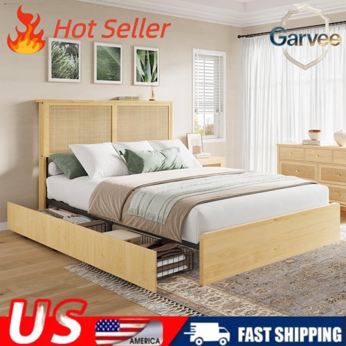 Bed frame with drawers - drawers, &