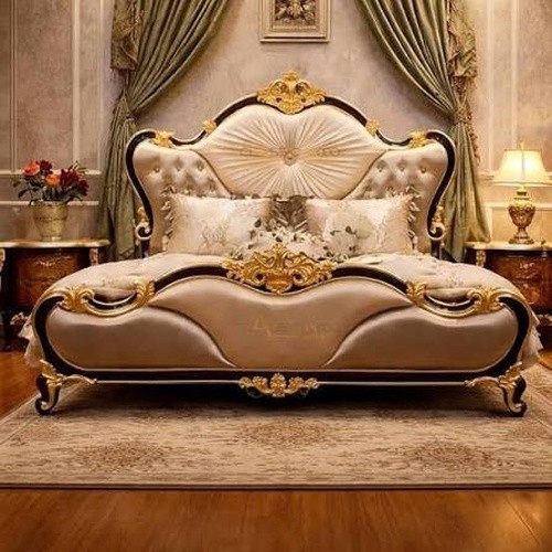 Luxury upholstered bed frame - luxury,