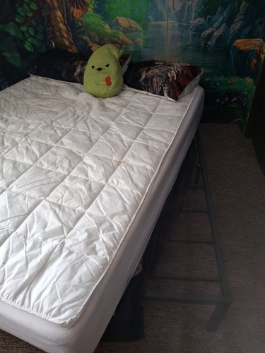 Bed frame with - bed,