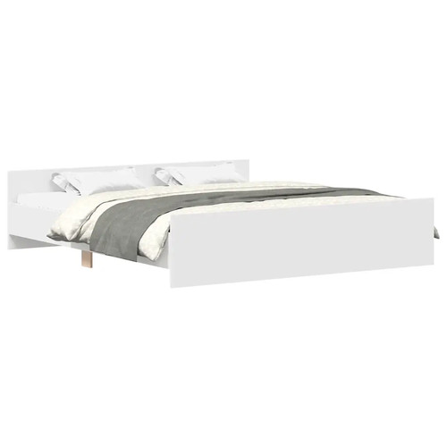 Bed frame with - bed, and