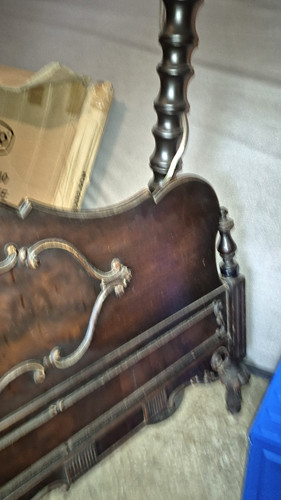 Sligh queen wood headboard - wood,