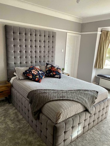Luxury upholstered cube fabric - luxury,